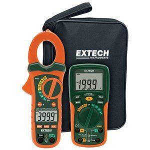 Extech ETK35: Electrical Test Kit w True RMS AC/DC Clamp Meter