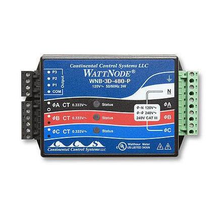 WattNode 480 VAC 3-phase Delta/Wye KWh Transducer Sensor