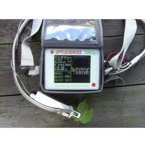 Opti-Sciences portable chlorophyll fluorometer for Fv/Fm measurement