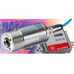 IR temp sensors with crosshair & video for metals & ceramics