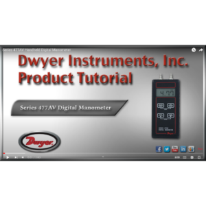 Resource Video - Dwyer 477AV Handheld Digital Manometer
