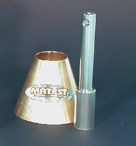 Sand absorption cone and tamper