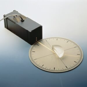 Determining the refractive index of glass