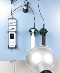 Absorption of thermal radiation through black and white bodies