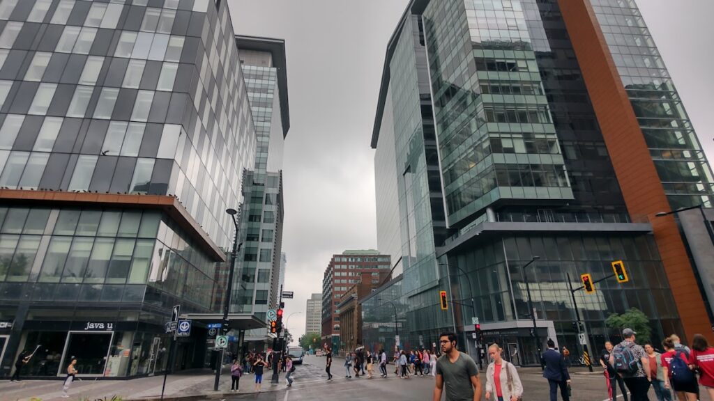 Concordia University campus in Montreal, Quebec