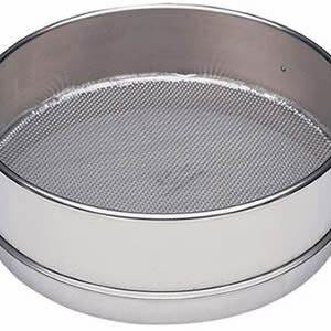 8" diam x 2" tall, Brass SIEVE ASTM E11 W/WIRE 106 MIC